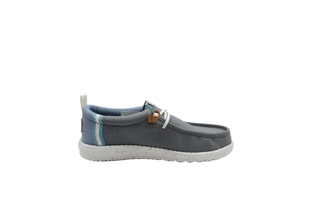 HEY DUDE-WALLY CRAFT LINEN (43086-1UI)-MONUMENT-GREY - Image 3