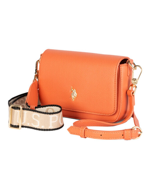U.S. POLO ACCESS-MADISON FLAP CROSSBODY (BEUE58718WVP401)-CORAL