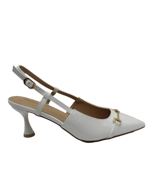 Alternative view of Adams shoes (1-848-25037-27)-WHITE-PU-PATENT