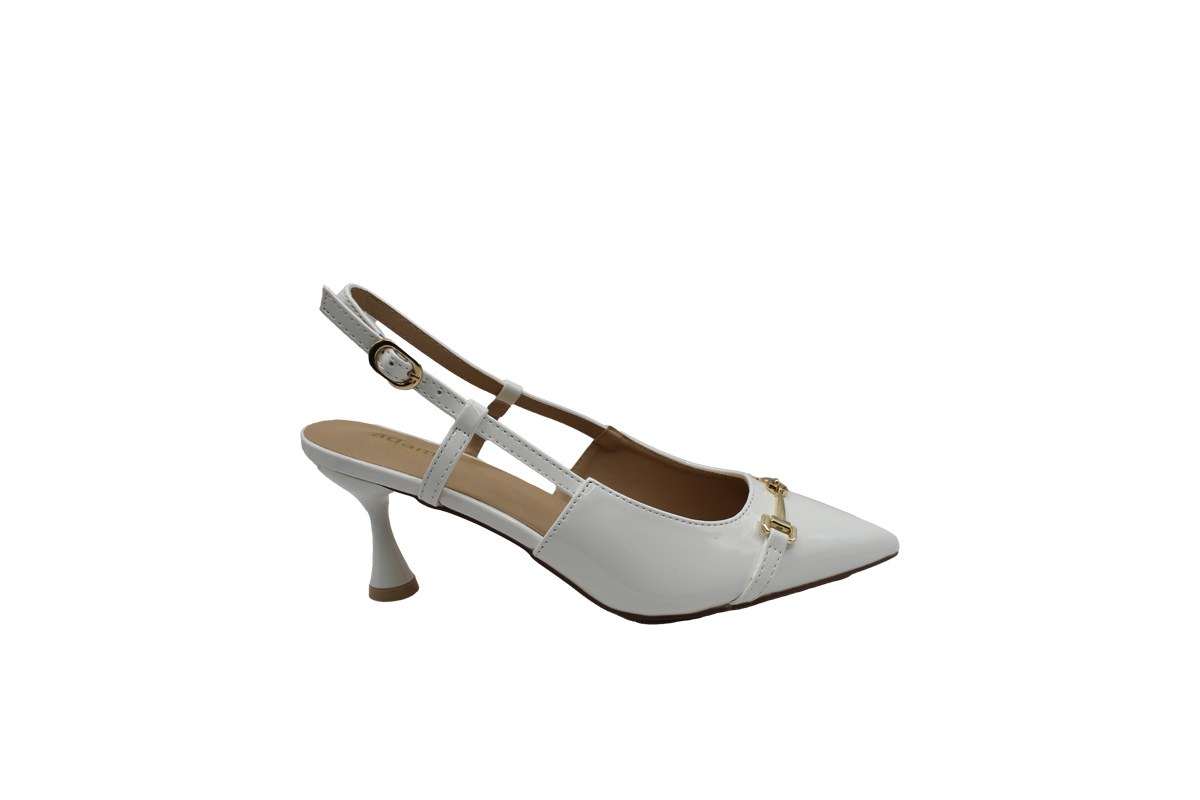 Adams shoes (1-848-25037-27)-WHITE-PU-PATENT - Image 2