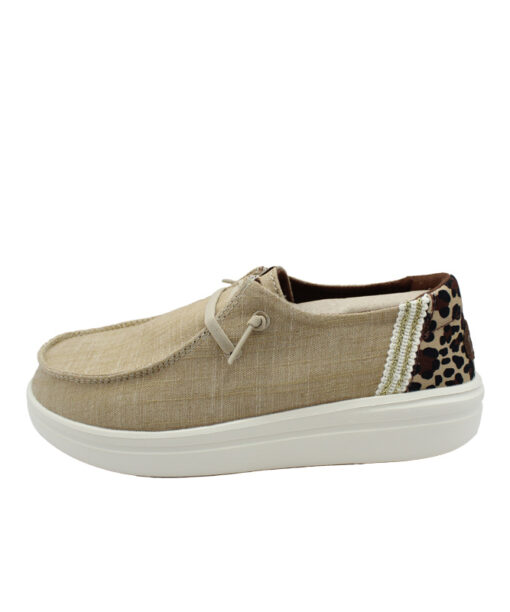 Alternative view of HEY DUDE-WENDY RISE ANIMAL (43780-2UG)-TAN MULTI