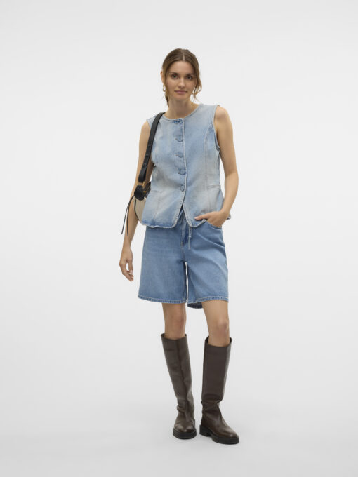 VERO MODA-VMVILLA (10326196)-LIGHT-BLUE-DENIM - Image 4