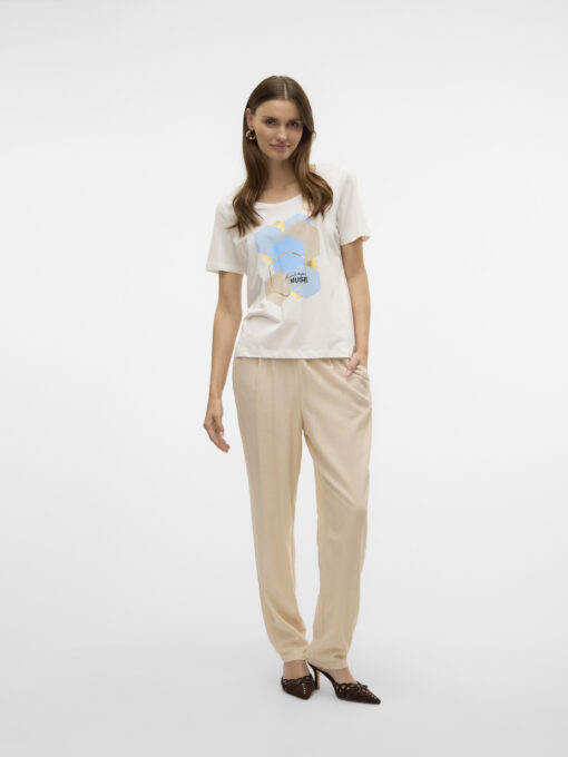 VERO MODA-VMVISLANA (10323762-4666541)-SNOW-WHITE - Image 3