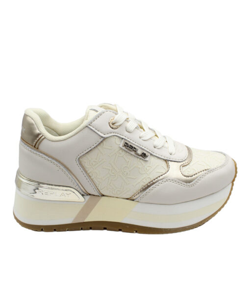 Alternative view of REPLAY MENNET ALLOVER 2 (RSA50012T-2256)-OFF WHITE PLATINUM