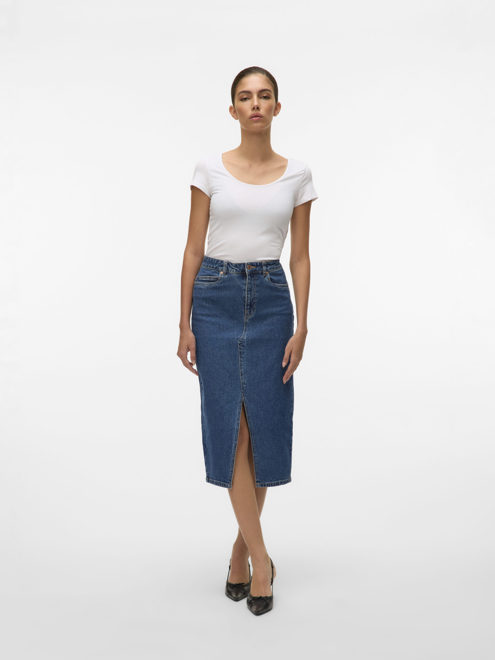 VERO MODA-VMVERI (10295731)-MEDIUM-BLUE-DENIM - Image 3