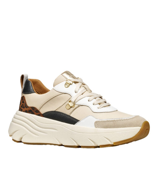 GEOX-D DIAMANTA (D36UFE-05485-C1S6N)-PAPYRUS-COGNAC