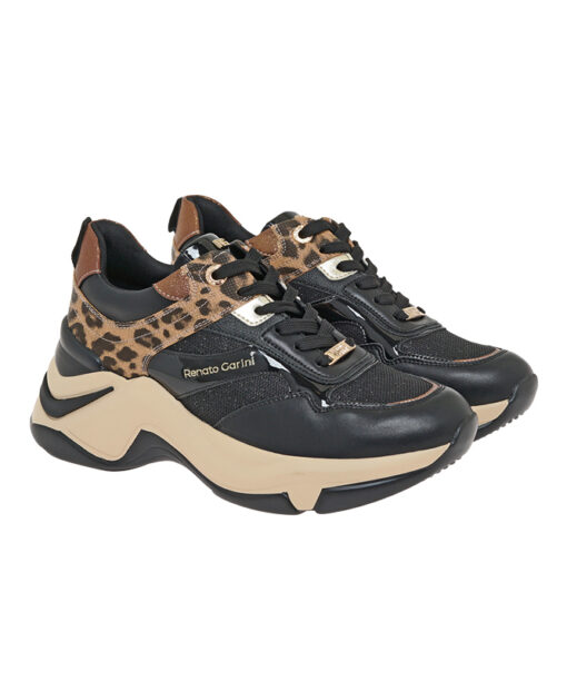 RENATO GARINI (V119R16440T7)-BLACK-BROWN-BLK LEOPARD
