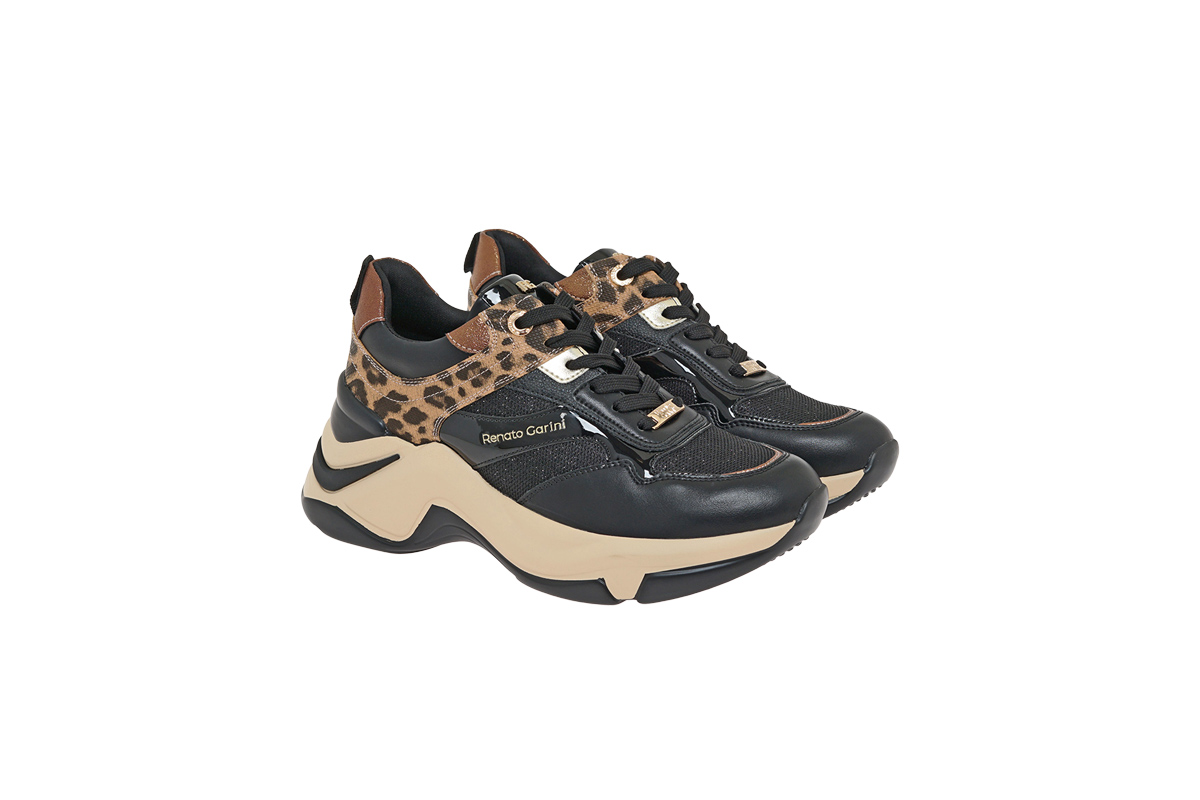 RENATO GARINI (V119R16440T7)-BLACK-BROWN-BLK LEOPARD