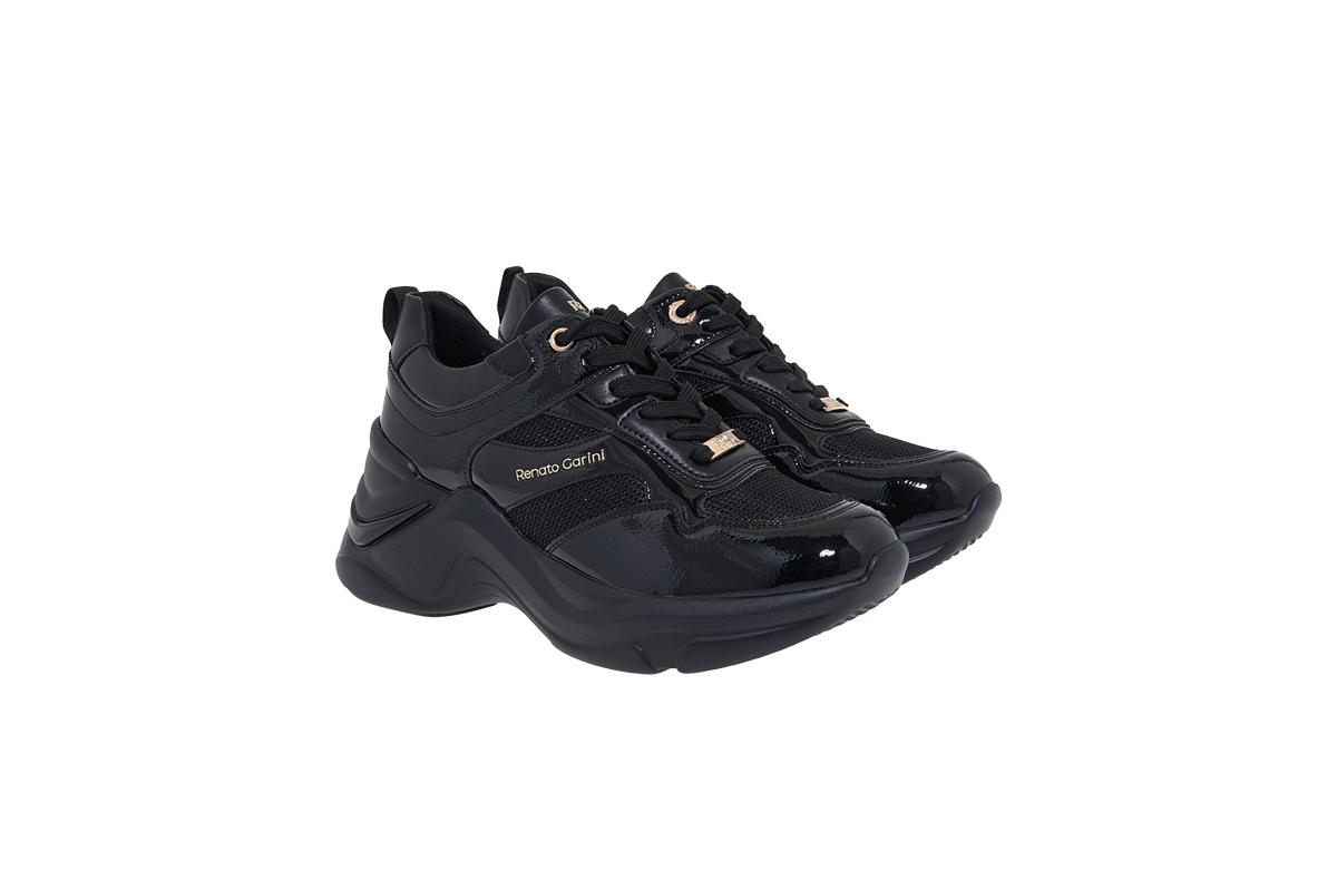 RENATO GARINI (V119R164429Z)-BLACK WRINKLE PAT-BLACK