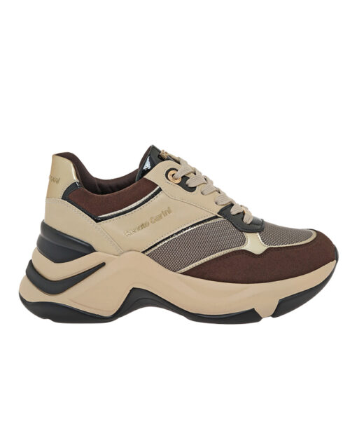 Alternative view of RENATO GARINI (V119R18648R5)-BROWN-MF BEIGE BLK PATENT