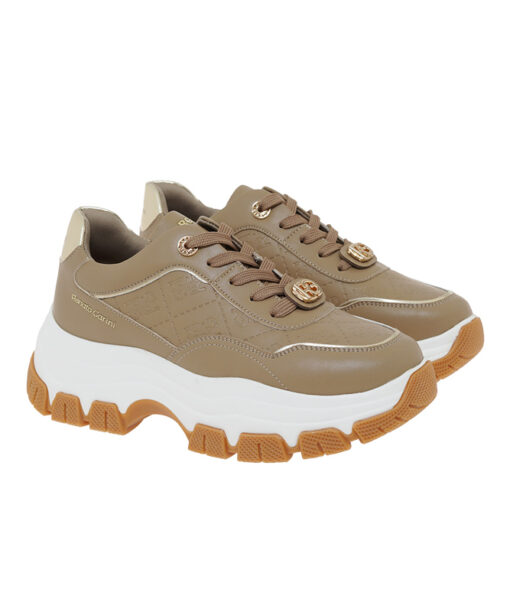 RENATO GARINI (V119R20032R6)-TAUPE STAMPED LT GOLD