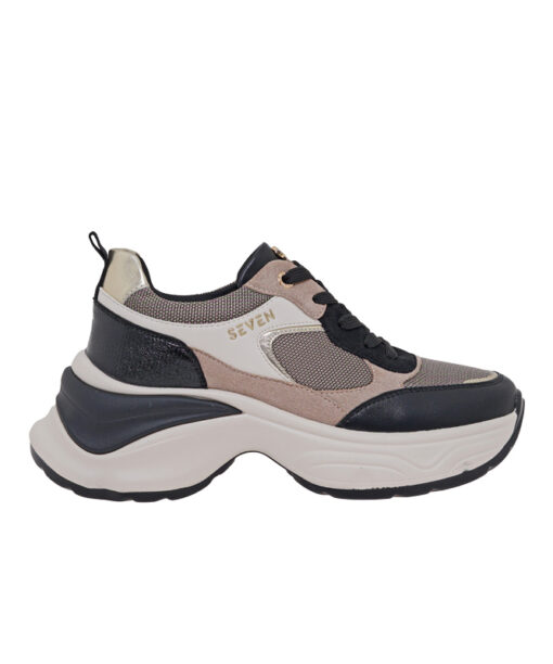 Alternative view of SEVEN (V119R544314Y)-BLACK-BEIGE-OF WHITE