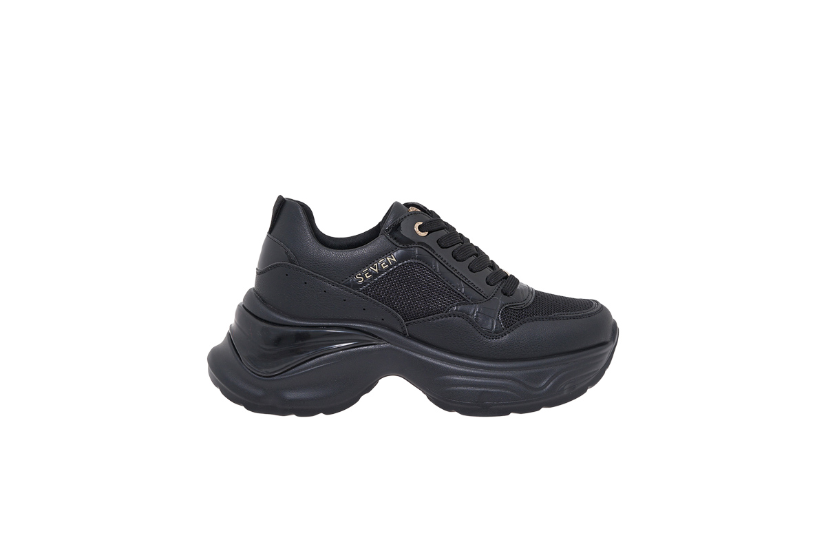 SEVEN (V119R547316Y)-BLACK MESH-BLK PATENT - Image 2