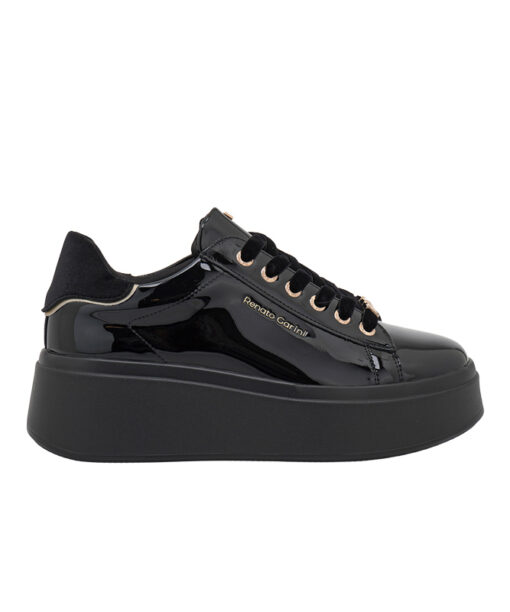 Alternative view of RENATO GARINI (V119R885322X)-BLACK-PATENT-BLACK VEL