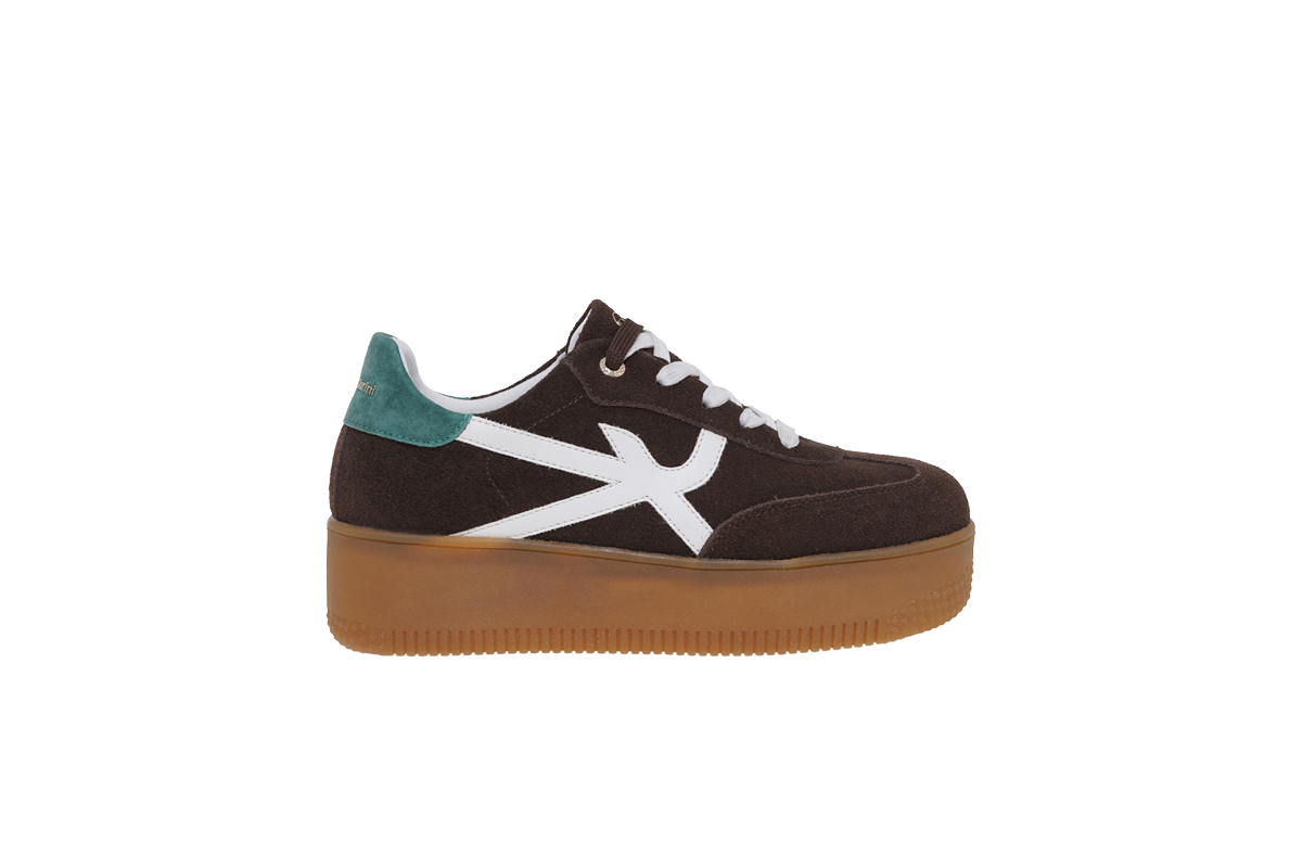 RENATO GARINI (V119R93432N4)-BROWN-GREEN SUEDE - Image 2