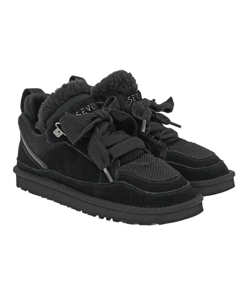 SEVEN (V139W2252004)-BLACK-SUEDE LEATHER