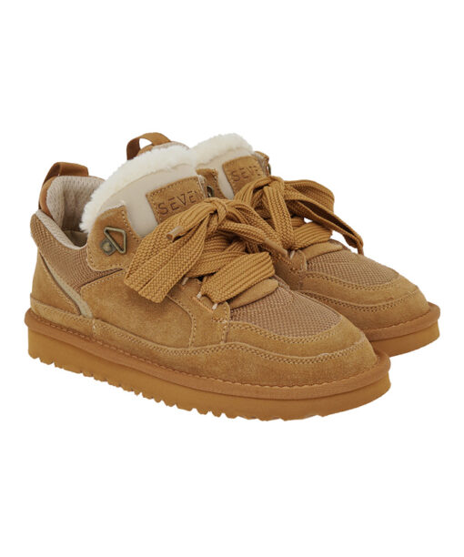 SEVEN (V139W2252534)-TAN SUEDE LEATHER