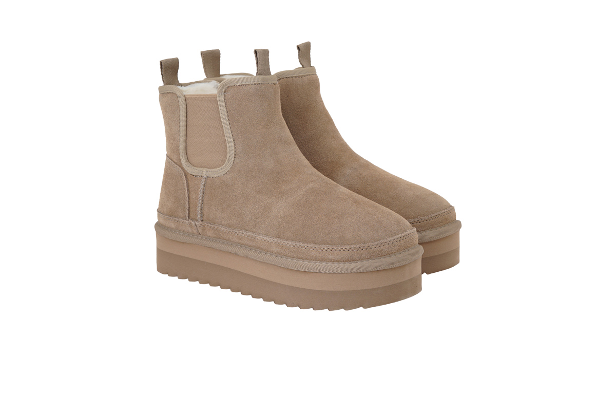 EXE (V371S4152547)-KHAKI SUEDE LEATHER