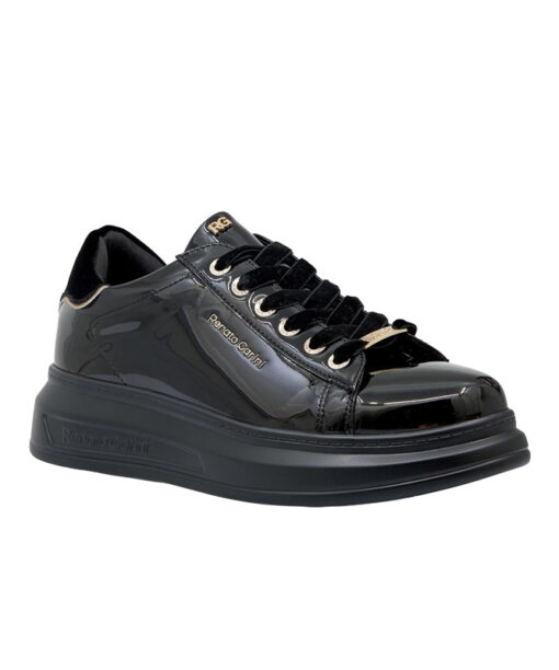 RENATO GARINI (V119R25827E4)-BLACK-PAT-GOLD MATTE