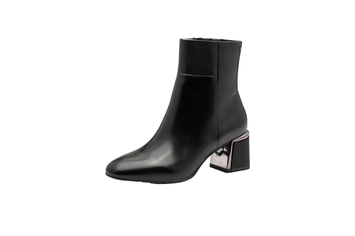 Tamaris (1-25341-45-003)-BLACK-LEATHER