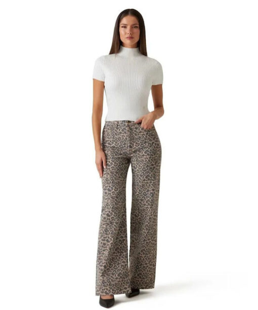 Alternative view of GUESS (W5YA1AWHFP2-P7XQ)-DENIM-FELINE-PRINT