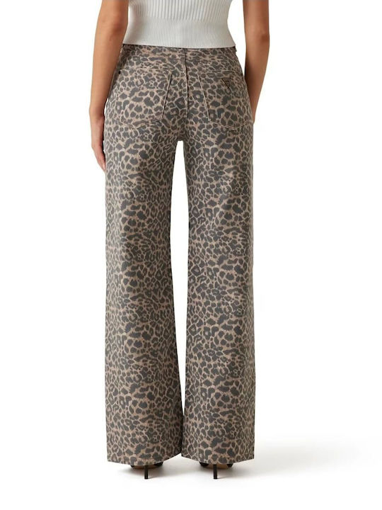 GUESS (W5YA1AWHFP2-P7XQ)-DENIM-FELINE-PRINT - Image 3