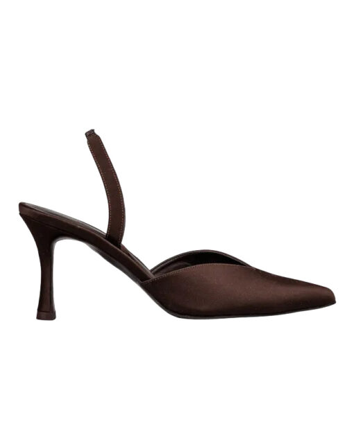 Alternative view of ENVIE SHOES-BOW-SLINGBACK PUMPS (E02-22090-28)-BURGUNDI