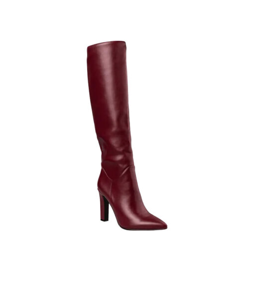 ENVIE SHOES-POINTED TOE BOOTS (E45-22398-39)-BURGUNDI