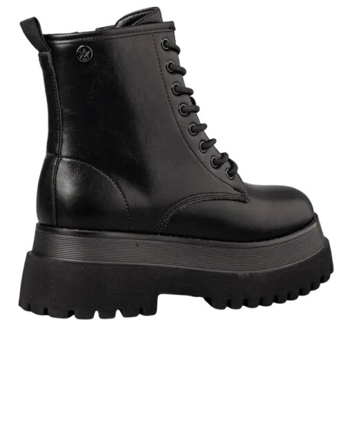Alternative view of ENVIE SHOES-CHUNKY COMBAT BOOTS (E58-22479-34)-BLACK