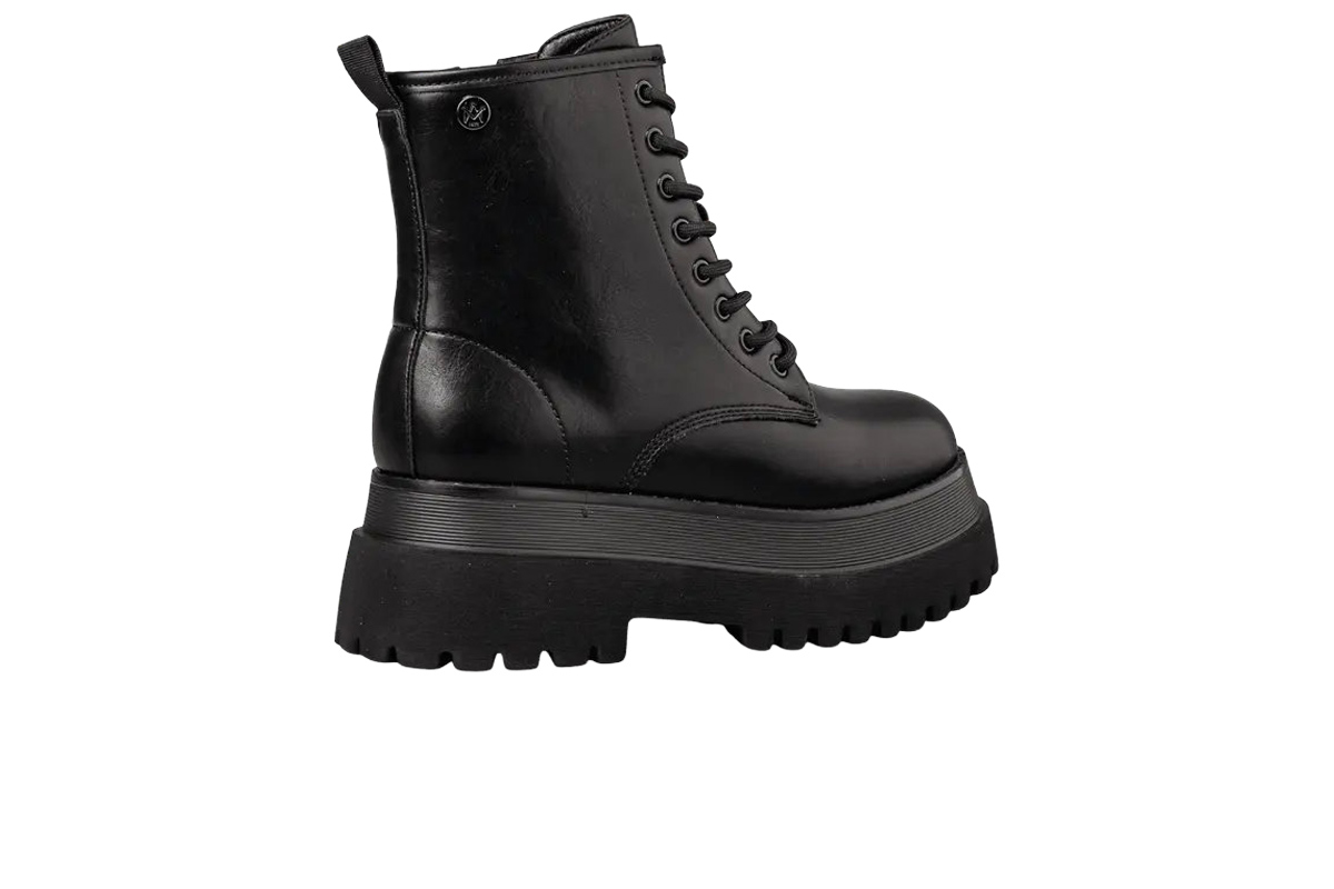 ENVIE SHOES-CHUNKY COMBAT BOOTS (E58-22479-34)-BLACK - Image 2