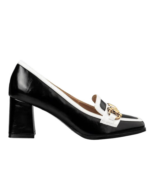 Alternative view of ENVIE SHOES-MID HEELED LOAFERS (E84-22343-34)-BLACK