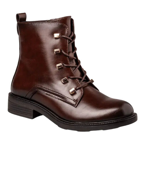 MISS NV-ANKLE BOOTS (V63-22217-28)-BROWN