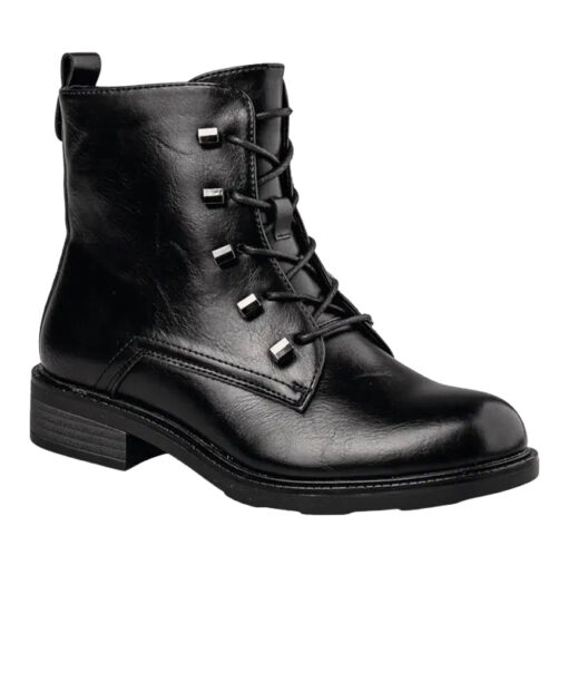 MISS NV-ANKLE BOOTS (V63-22217-34)-BLACK