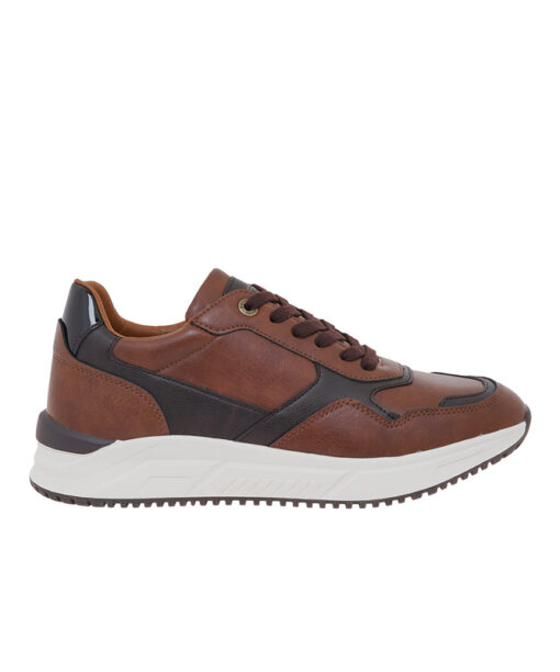 Alternative view of RENATO GARINI (V570010029S2)-TAN-DK BRN GRAIN-DK BRN PATENT-CREAM OUTSOLE