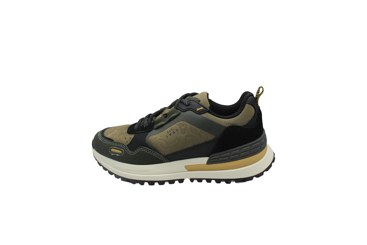 JEEP GROUND (JM52080A-866)-BLACK-KHAKI - Image 2