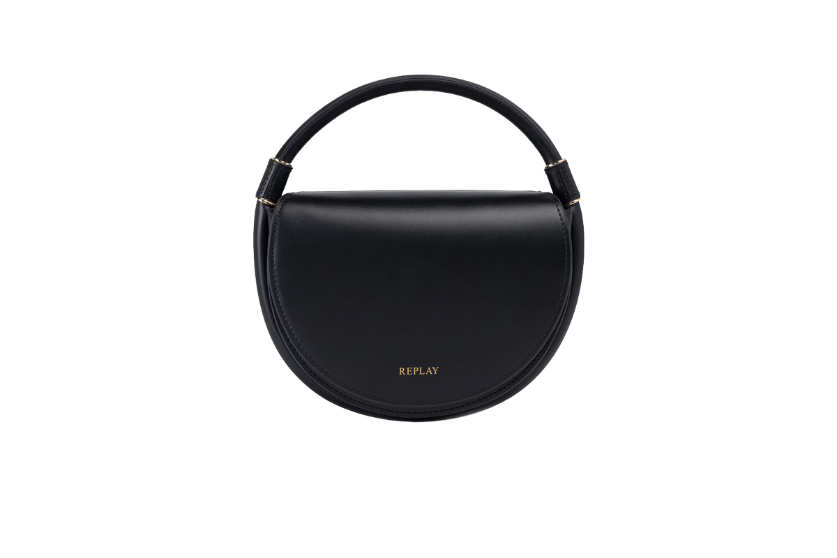 REPLAY ACC. LEATHER (FW3003-008-A0500D-098)-BLACK - Image 2