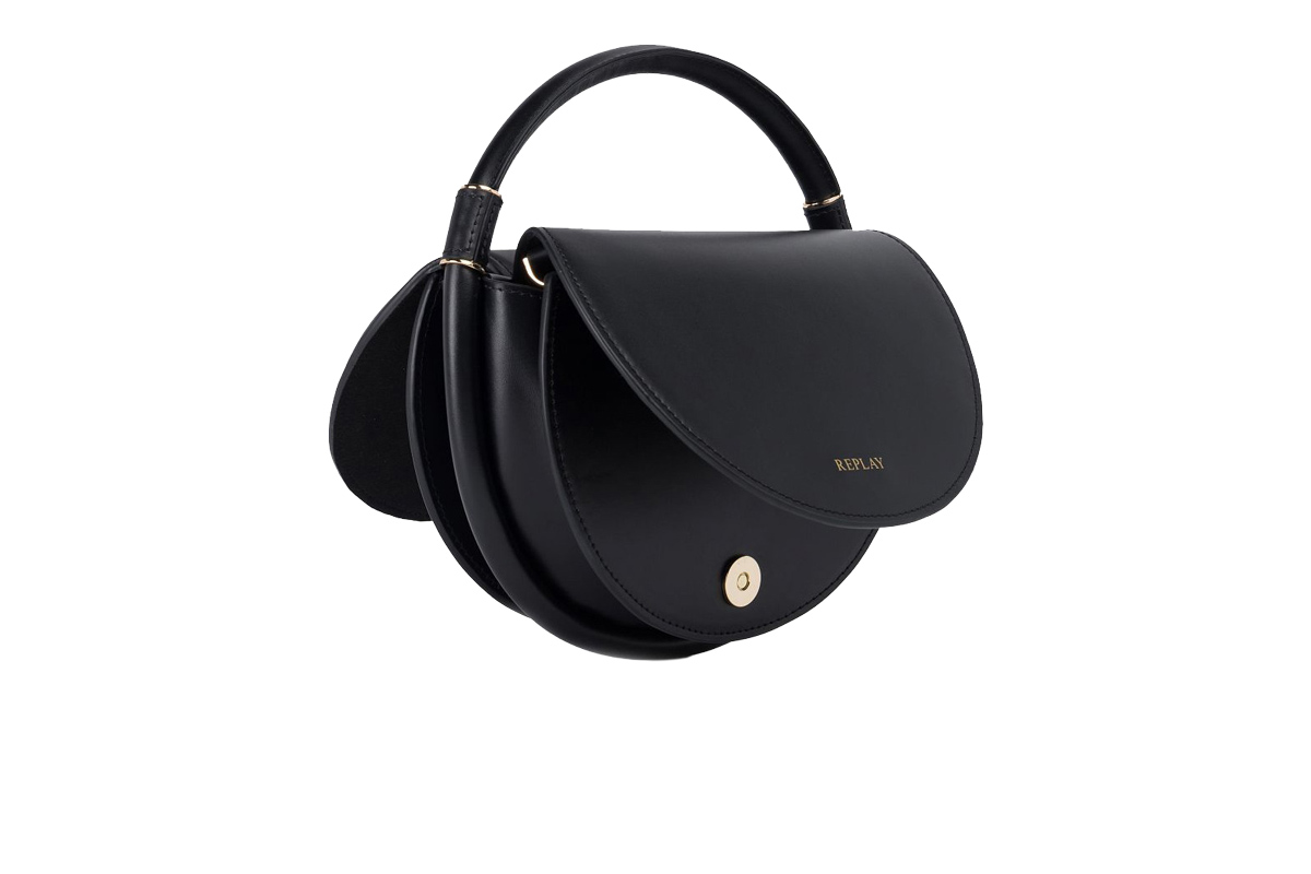 REPLAY ACC. LEATHER (FW3003-008-A0500D-098)-BLACK - Image 3