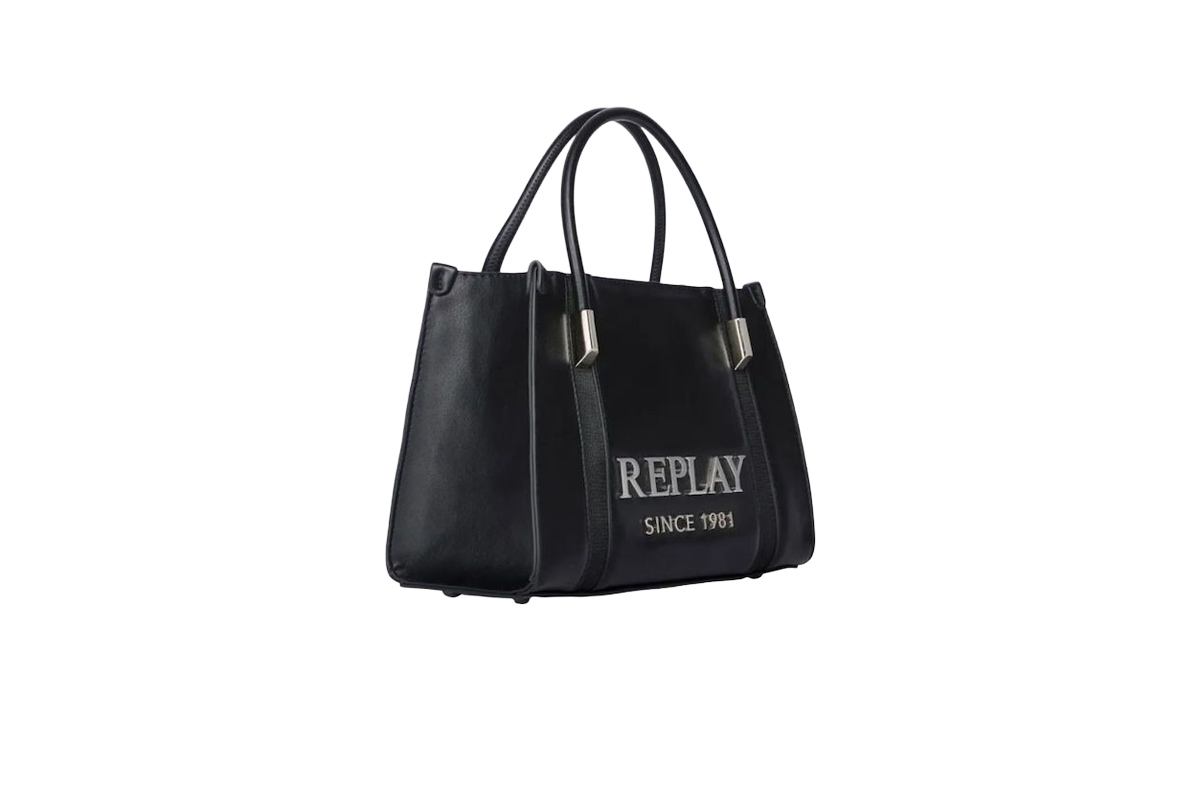 REPLAY ACC. LEATHER (FW3767-000-A0015G-098)-BLACK
