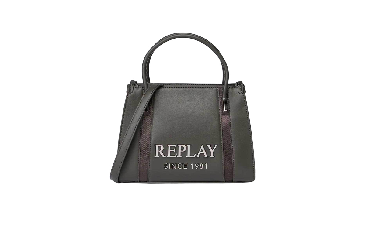 REPLAY ACC. LEATHER (FW3767-000-A0015G-028)-GRANITE-GRAY