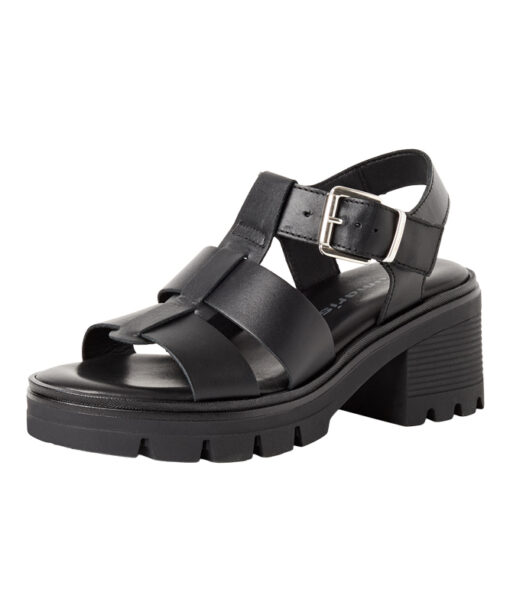 Tamaris (1-28703-46-003)-BLACK-LEATHER