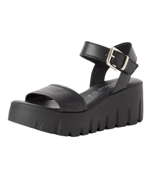 Tamaris (1-28712-42-003)-BLACK-LEATHER
