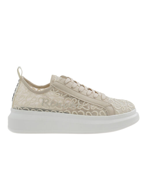 Alternative view of RENATO GARINI (W119R1802608)-BEIGE LACE WHITE