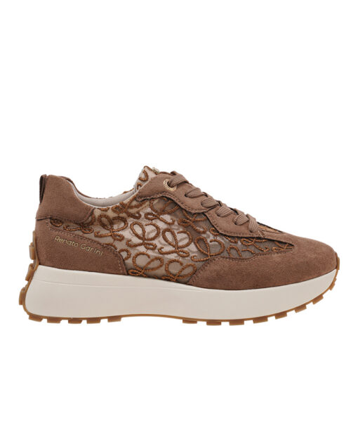 Alternative view of RENATO GARINI (W119R41835W9)-BROWN SUEDE LACE