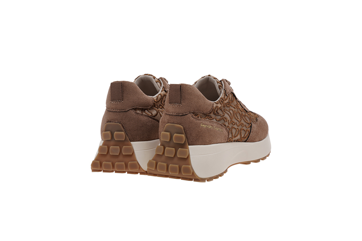 RENATO GARINI (W119R41835W9)-BROWN SUEDE LACE - Image 3