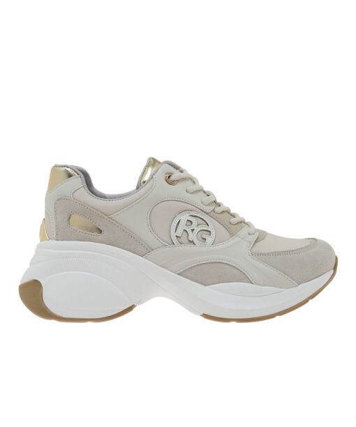 Alternative view of RENATO GARINI (W119R65131W6)-LT BEIGE OF WHITE SUEDE