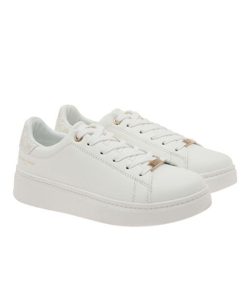 RENATO GARINI (W157Q291208E)-WHITE-WHITE LT GOLD STAMP