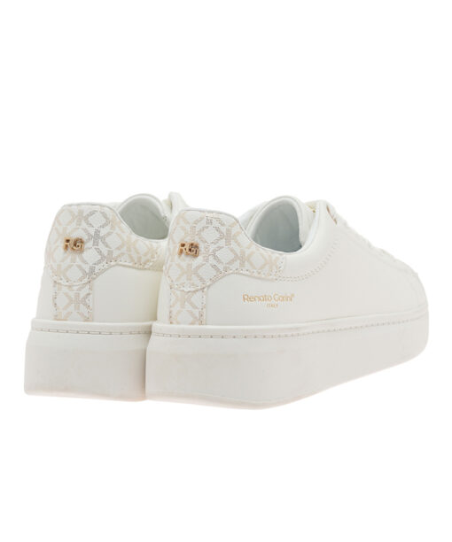 Alternative view of RENATO GARINI (W157Q291208E)-WHITE-WHITE LT GOLD STAMP