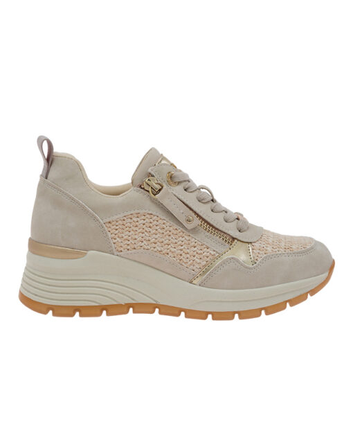 Alternative view of SEVEN (W199F15238I9)-OFF WHITE-BEIGE RAFFIA