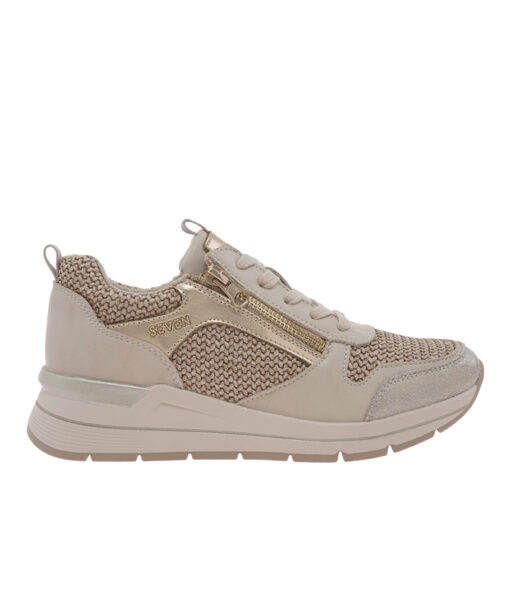 Alternative view of SEVEN (W199F78126V3)-OFF WHITE-BEIGE RAFFIA