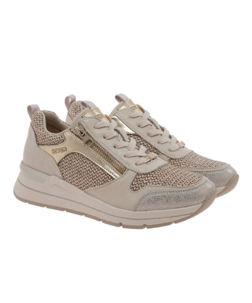 SEVEN (W199F78126V3)-OFF WHITE-BEIGE RAFFIA